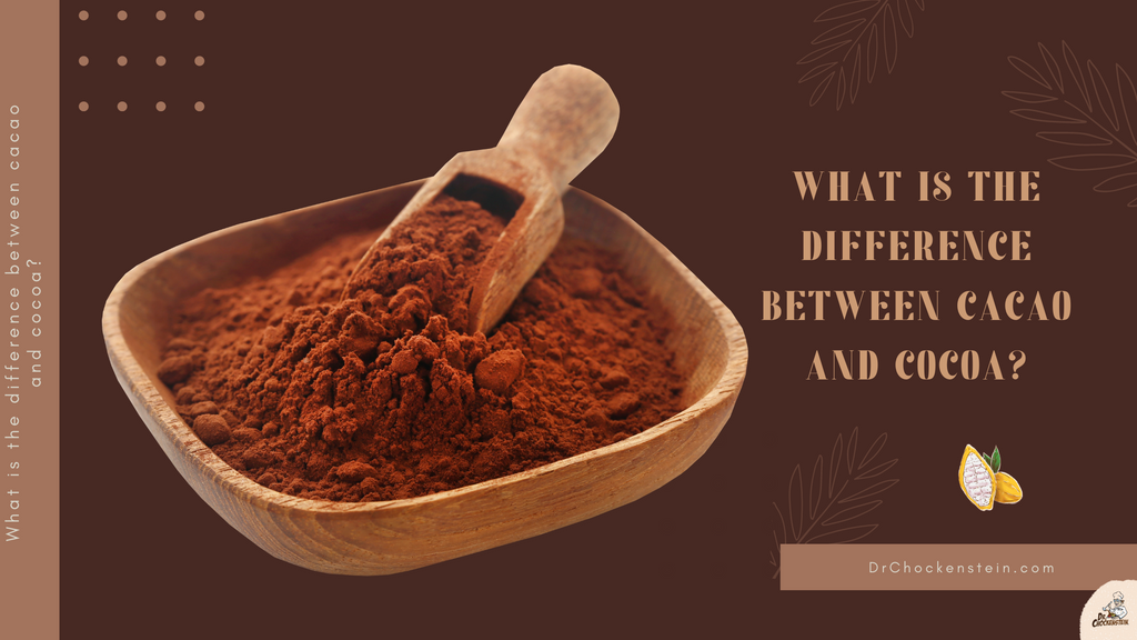 What is the difference between cacao and cocoa?