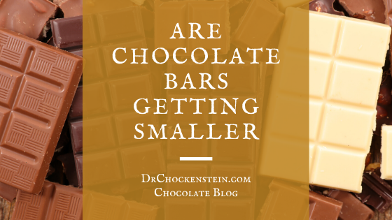 Are chocolate bars getting smaller?